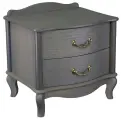 Прикроватная тумбочка Джульетта 2 ящика (Серый ясень) Ls