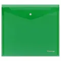 Папка-конверт на кнопке Berlingo No Secret (А5+, 200мкм) зеленая (EFb_05004), 12шт.