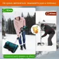 Снегоуборщик аккумуляторный, электролопата для уборки снега, с регулировкой выброса