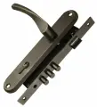 Замок Punto врезной цилиндровый с ручкой LOCKSET90. CRONA.4585-3 AB (KIT P90 4585/3 CRONA) (бронза), 5 ключей