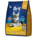 BRIT PREMIUM, Сухой корм с уткой и курицей для стерил. кошек Cat Duck&Chicken, 8 кг