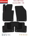 Коврики в салон ЭВА Allmone для Volvo V60 Cross County 2018 - Н. В, черные, 5шт. / Вольво