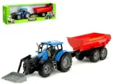 Трактор инерционный Фермер, с прицепом, масштаб 1:32, микс