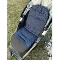 Матрасик в коляску прогулочную двусторонний весенний летний с креплением на колску