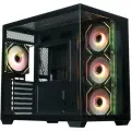 Корпус Xastra QW500 4ARGB-C10-UC, черный