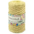 Пряжа ARACHNA Macrame Mini Lurex 75% хлопок, 15% полиэстер, 10% люрекс 250 г 200 м №124 св. желтый-золото