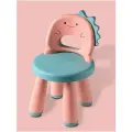 Детский стульчик Динозавр пластиковый со спинкой