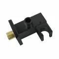 Шланговое подключение Vincea VSC-41MB с держателем ручного душа. цвет черный матовый