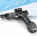 Водяной пистолет Gun Electric, с эффектом огня электрический, пластик, черный