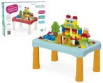 Конструктор Elefantino, игровой стол, 66 деталей, развивающий, пластик, для малышей, 3+