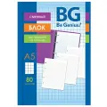 BG Сменный блок СБ5ту80 7202, отсутствует, клетка, 80 л., 1 шт., белый