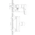 Смеситель для душа 35k MIXLINE ML29-07 Comfort