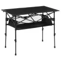 Стол Maclay, туристический, размер 95 х 55 х 50 см, с органайзером, цвет черный