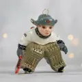 Ёлочная игрушка/Дети ретро/ Вратарь/Фарфор