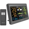 Метеостанция цифровая беспроводная Baldr B0388WST2H2PR-V4-BLACK c диаграммой давления, черный