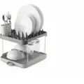 Сушилка для посуды Joseph Joseph Duo серая Германия двухуровневая