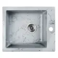 Мойка из искусственного камня для кухни WISENT WA10-16 Мрамор Серо-черный (беларусь) 480*410*220