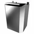 Бак для воды выносной Онега 60 л. вертикальный из нержавейки для бани