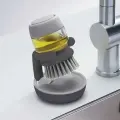 Щетка с дозатором моющего средства Серая 85005