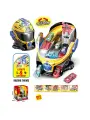 Игровой набор Пожарные, с машинками, 3+, парковка-трансформер, со светом и звуком