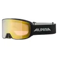 Маска горнолыжная ALPINA Nakiska Qv Black Matt/Qv Gold S2 (US: M)
