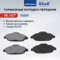 Тормозные колодки передние пежо 308 1 (09-16), PEUGEOT 308 I E115702AE