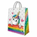 Пакет подарочный большой Единорог (белый), 335*406*155 мм
