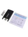 1800M USB WIFI 6 Adapter Dual Antenna Network Card AX1800 Dual-Band 2.4/5Gh WiFi Adapter WIFI6 for PC Laptop Tablets