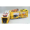 Автовоз+7 машинок. Металл. MERCEDES-BENZ Actros 1851. Большой 1:24 ( 66 см )