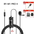 BOYA BY-M1 PRO/BY-M1 PRO II проводной петличный микрофон, M1 PRO II-plug-FF01