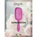Janeke SUPERBRUSH Щетка для волос, 82SP226FF2, флуоресцентный розовый, 20,3x8,5x3,1 см