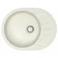Кухонная мойка AZARIO Light 575х440х215) искусственный мрамор, цвет Хлопок (CS00079921)