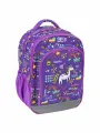 Рюкзак школьный Belmil Speedy Girl Purple Unicorn SP 338-35/9 с ортопедической спинкой для девочки мягкий