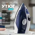 Утюг GALAXY LINE GL6139, керамическая подошва, вертикальное отпаривание, синий