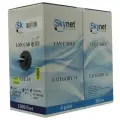 Кабель UTP Skynet Light (SL5E-UTP-4CU), 4 пары, Кат.5e, серый, 305 м