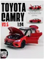 Тойота Камри Toyota Camry 21 см (1:24), металл, инерция, открываются двери, капот и багажник, свет и звук