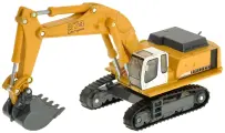 Модель экскаватора Siku Liebherr, для мальчиков, масштаб 1:87