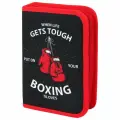 Пенал пифагор, 1 отделение, 2 откидные планки, полиэстер, 20х14 см, Boxing, 272289 Набор - 3 шт.
