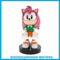 Фигурка подставка для геймпада/телефона Cable Guys: Эми Роуз (Amy Rose) Ёж Соник (Sonic the Hedgehog) (CGCRSG300199) 20 см