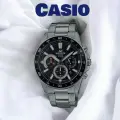 Наручные часы CASIO, серебряный, черный