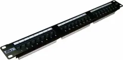 Патч-панель Lanmaster (TWT-PP24UTP/6) 19 1U 24xRJ45 кат.6 UTP