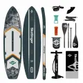 Надувная Сап-доска SKATINGER Thro grey (SUP board) двухслойная 350*89*15см
