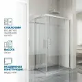 Душевой уголок GWMPKB019RC 120x110 см, цвет фурнитуры хром блестящий, стекло бесцветное закаленное 6 мм
