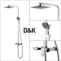 Душевая система DK Berlin.Freie DA1433701A01 хром