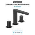 Смеситель для раковины WasserKRAFT Nuthe 9135 Черный матовый