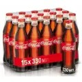 Coca-Cola (Кока-Кола) 0,33л * 15шт, стекло - 10 упаковок