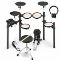 DONNER DED-100 Electric Drum Set 5 Drums 3 Cymbals электронная ударная установка (5 пэдов барабанов, 3 пэда тарелок, стул для ба