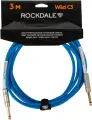 Кабель mono jack - mono jack ROCKDALE Wild C3 (3 м), голубой