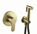 Смеситель скрытого монтажа с гигиеническим душем BONNA, цвет бронза, материал латунь BN1824BR