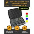 Набор электронных сигнализаторов поклёвки 4+4+1 KOI-FISH SQ-4 (электронный сигнализатор 4 шт + свингер 4шт + пейджер) для ловли карпа